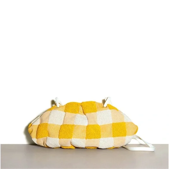 ZARA BEADED GINGHAM CROSSBODY BAG - Picture 2 of 12